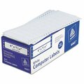 Avery Dennison Avery, DOT MATRIX PRINTER MAILING LABELS, PIN-FED PRINTERS, 0.94 X 4, WHITE, 5000PK 4065